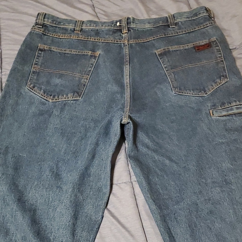 Five Brother jeans men's size 42 x 32 work wear blue demin dark stonewar…